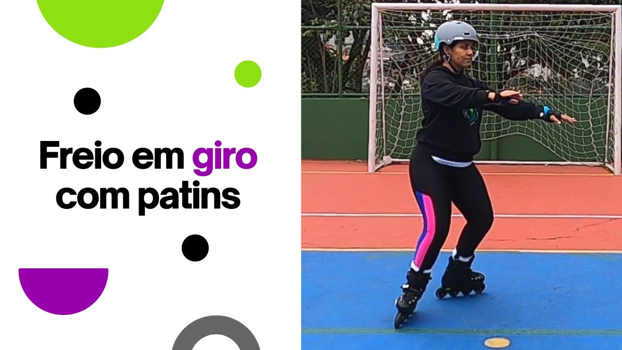 Como frear de patins - Freio em giro