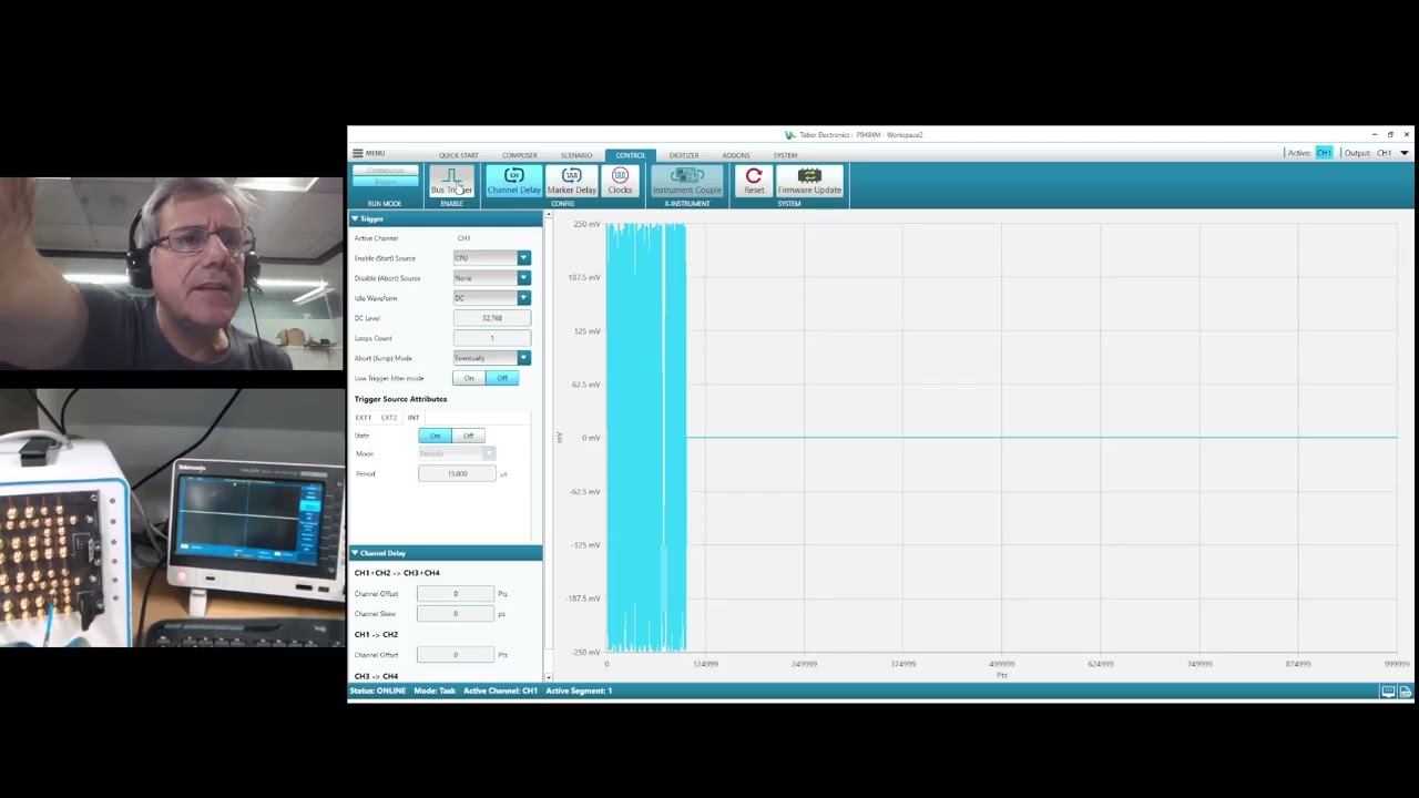 Using the Tabor Electronics Radar Plug-in