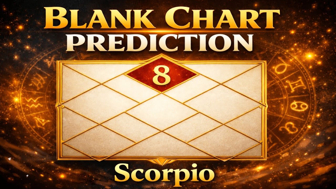 Blank Chart Prediction Secrets of Scorpio Sign ll Astro Magic