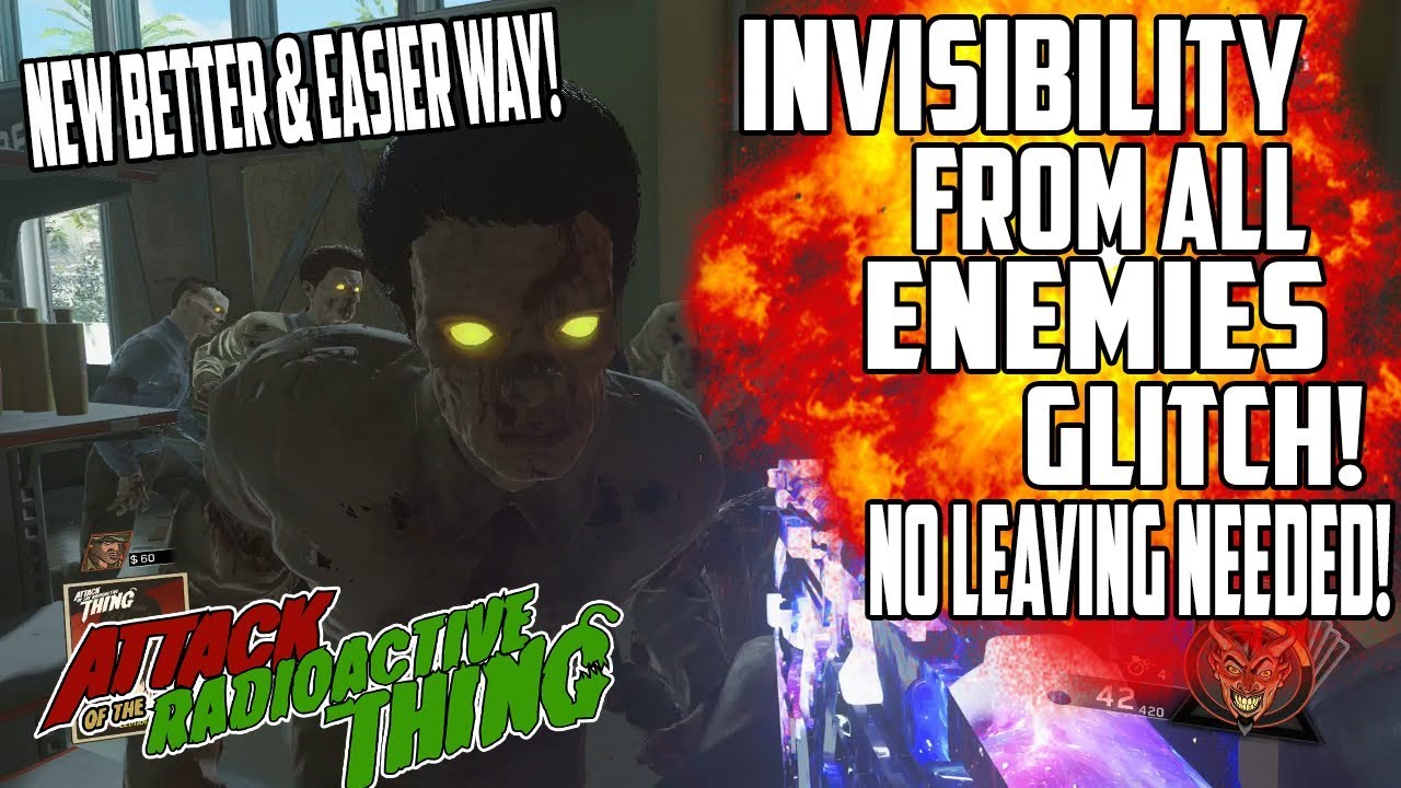 Attack of the Radioactive Thing *New* Easy Invisibility to ALL Enemies Glitch!(No Leaving Required)