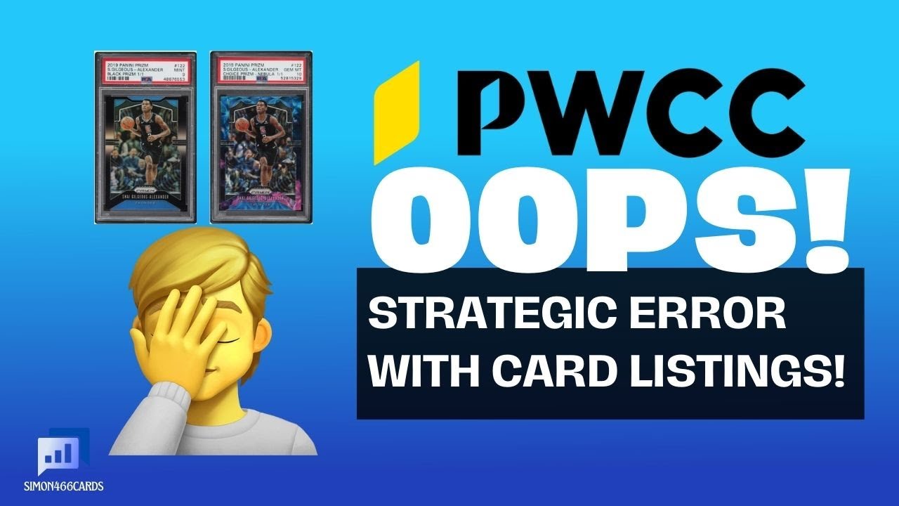 PWCC should have planned these 2 card auctions better