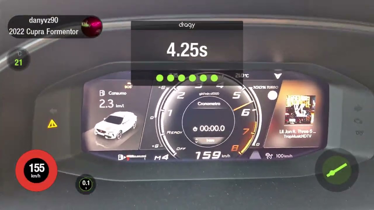 Cupra formentor vz 2.0 tsi 310cv stage2 100-200 dragy