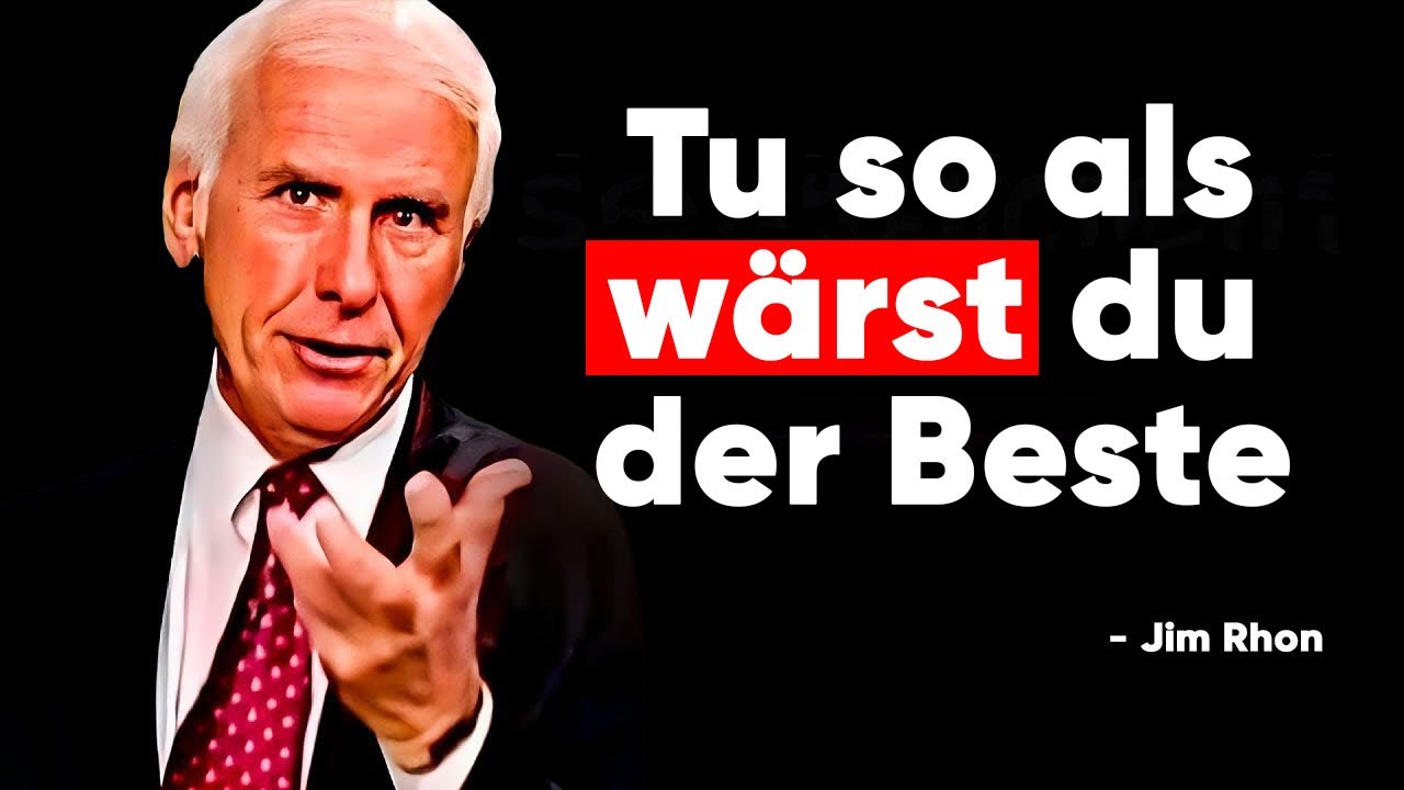 Niemand Ist Besser Als Du | Motivationsrede Jim Rohn Deutsch