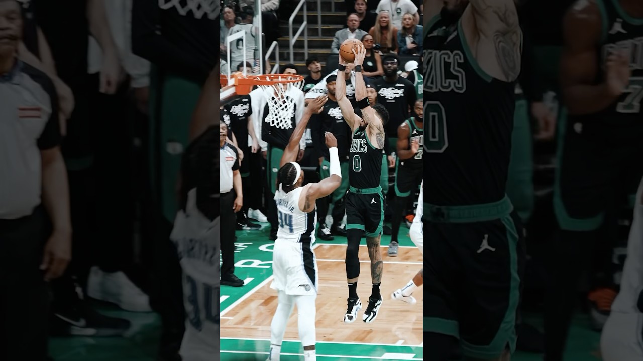 Jayson Tatum POSTER DUNK | First Round Highlights