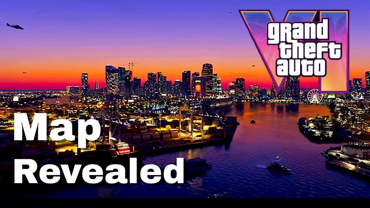 Замедленный показ карты GTA 6