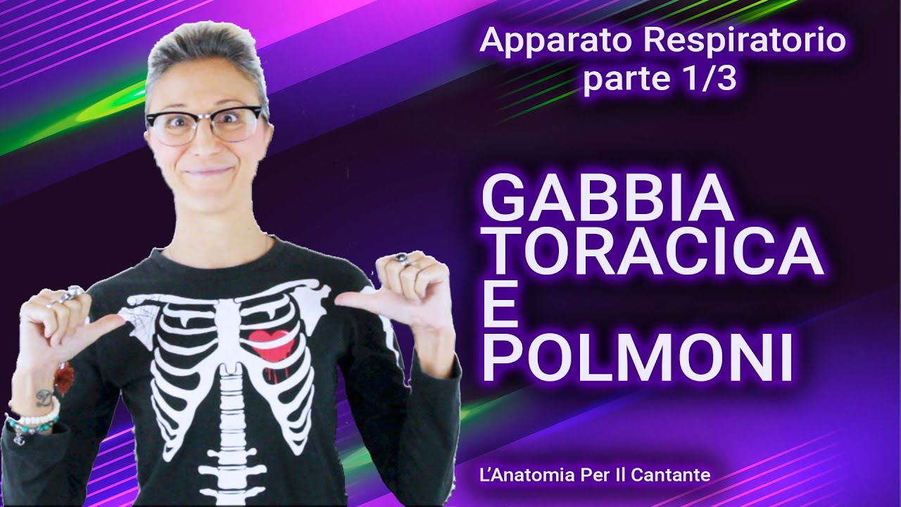 APPARATO RESPIRATORIO NEL CANTO (Parte 1/3) - GABBIA TORACICA E POLMONI