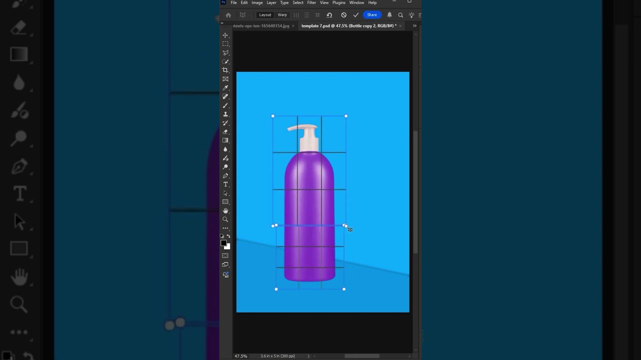 Photoshop Perspective Warp #tutorial  (Secret Pro Tip!) 🔥