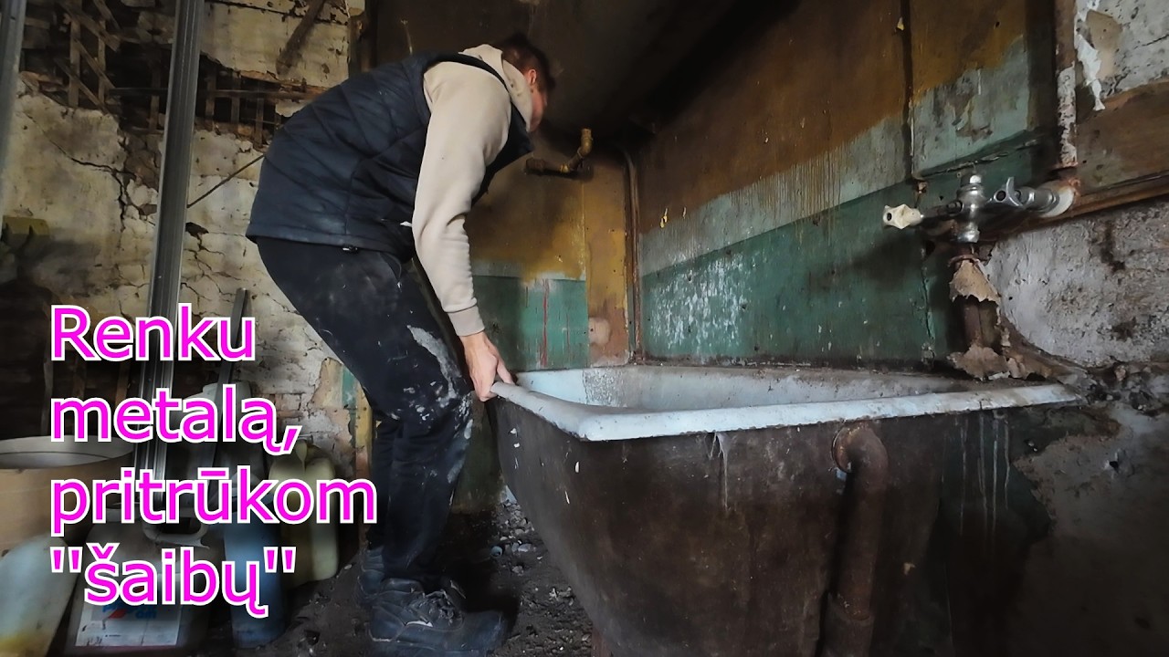 Spalio 20/ Tvoros klijavimas putplasčiu/Metalo rinkimas kaime/ Kaimo radiniai