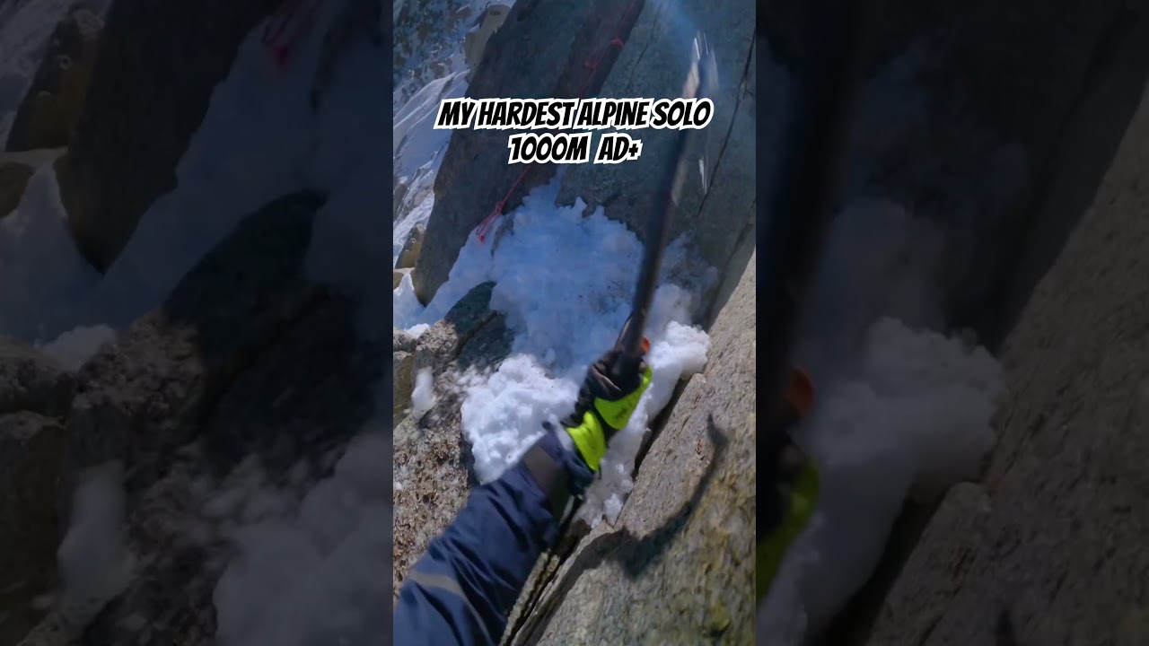 ASMR Mixed Climbing 😋 #asmr #mixedclimbing #alpinism