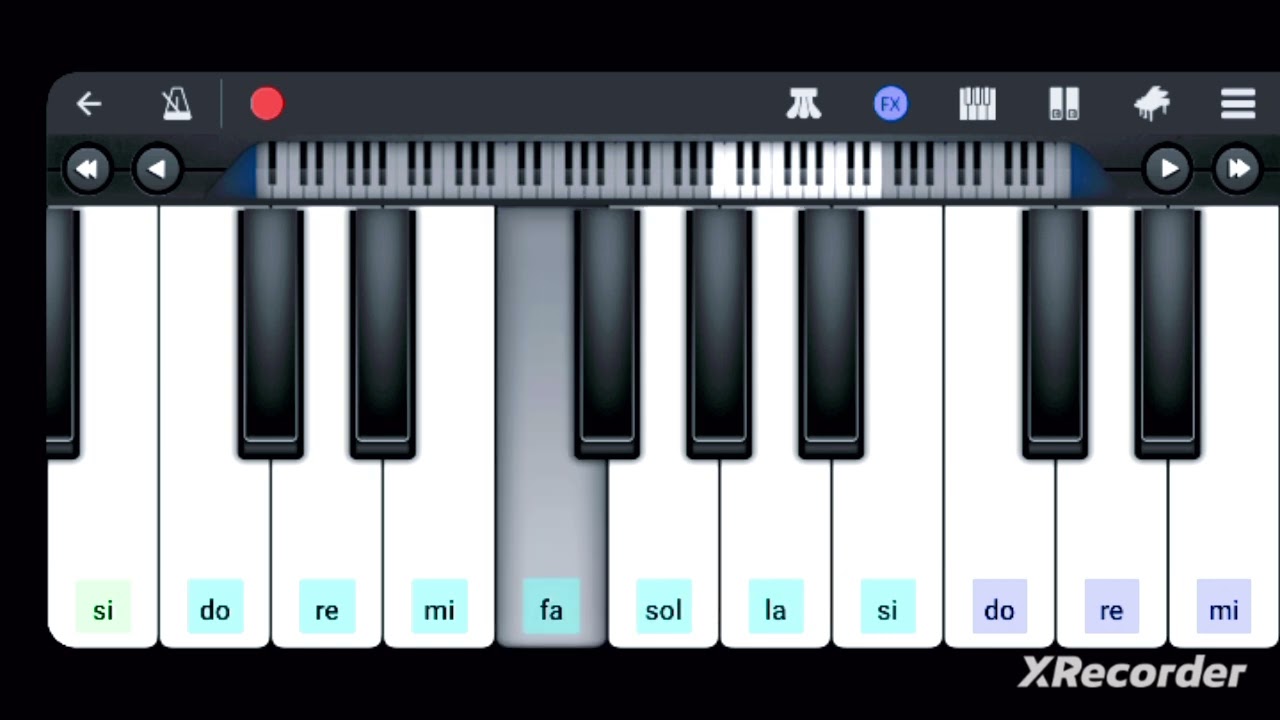 Bam  Bam tutorial piano 