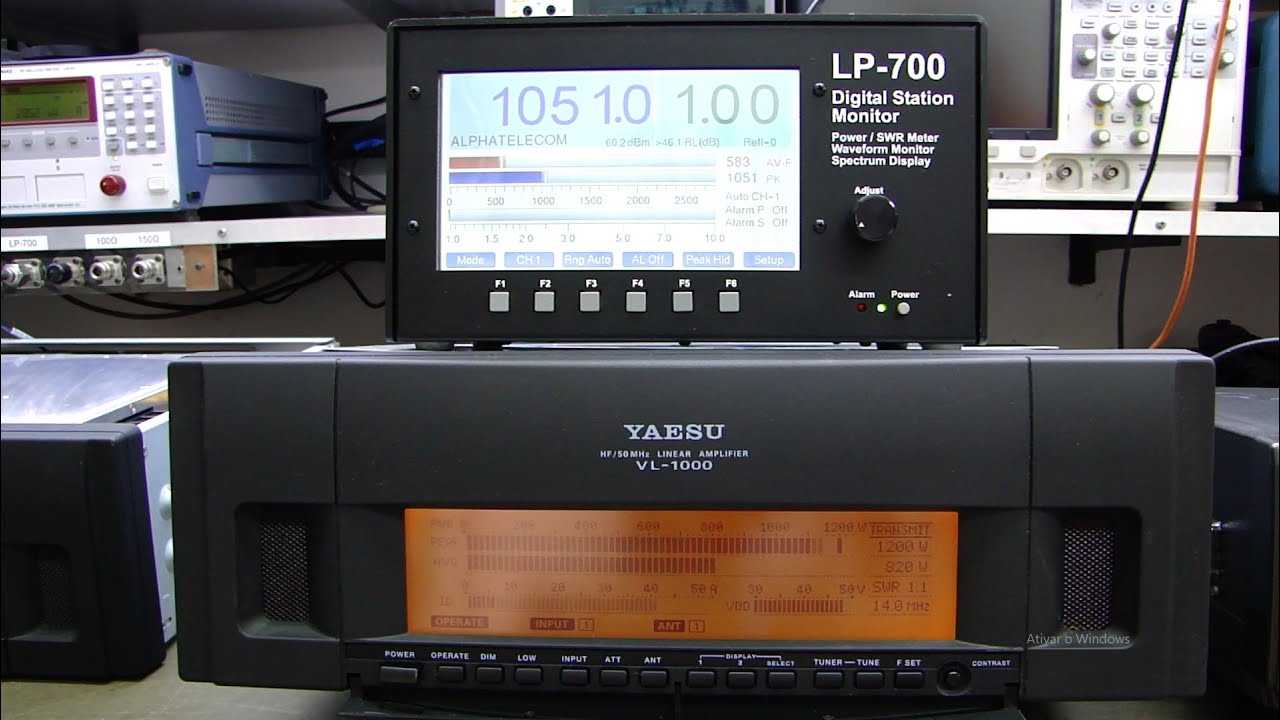 ALPHA TELECOM: AMPLIFICADOR LINEAR YAESU QUADRA SYSTEM VL-1000 COM DIVERSOS PROBLEMAS