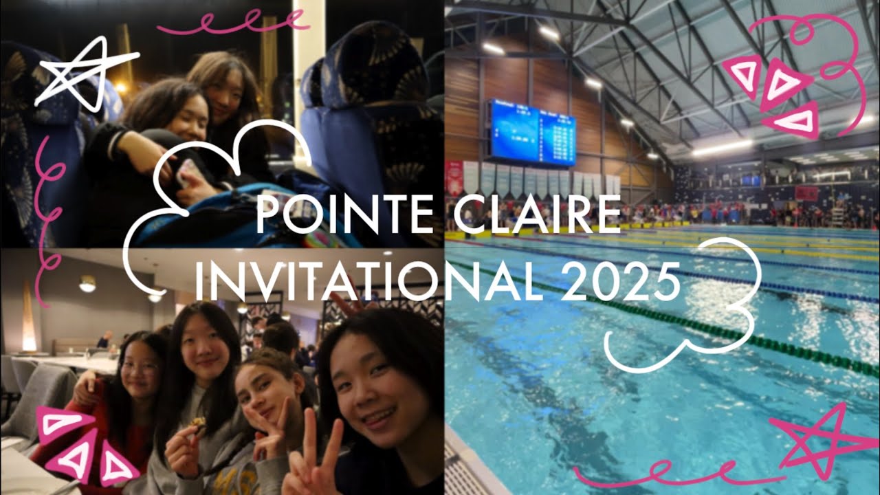 TEAM TRAVEL VLOG 🏊🏻// pointe claire invitational