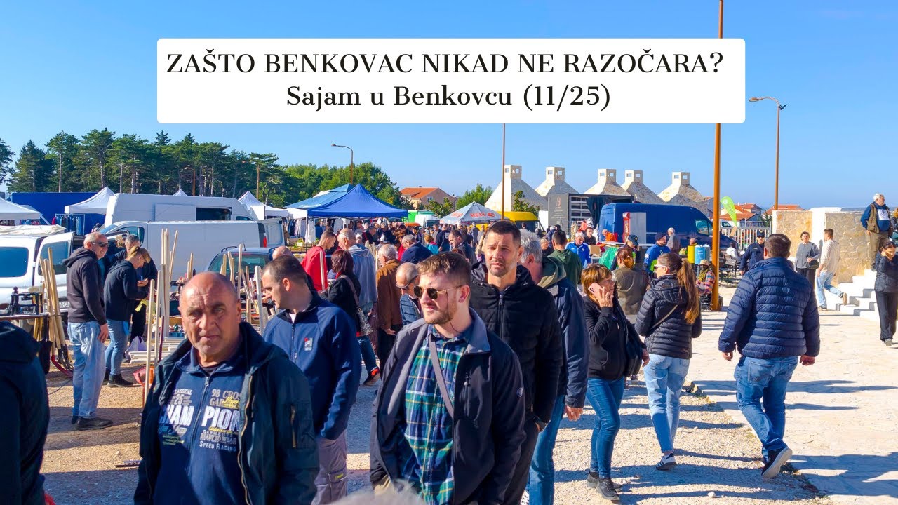Sajam u Benkovcu (11/25): Odlična posjećenost, cijene i top ponuda. Sajam koji nikad ne razočara