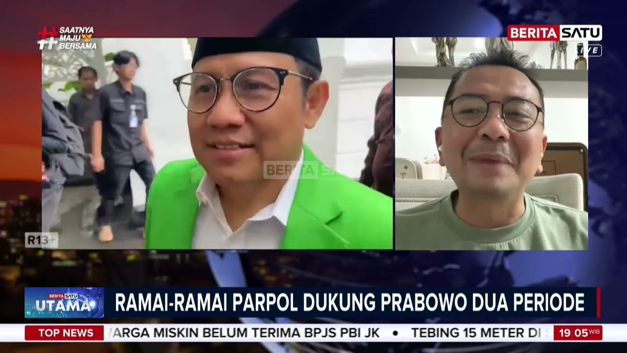 PKB dan PAN Dukung Prabowo 2 Periode, PDIP Tegaskan Partai Penyeimbang | Beritasatu Utama
