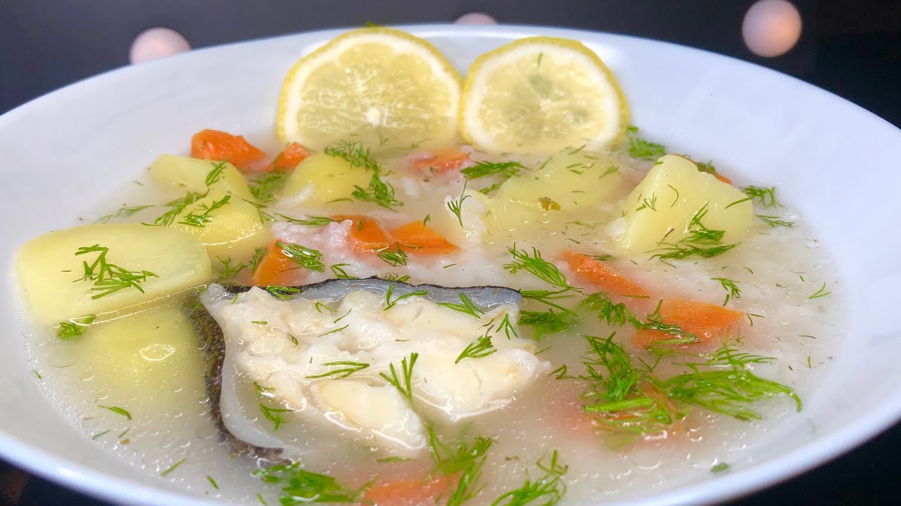 Рыбный суп с рисом | Простой и вкусный суп из зубатки | как сварить рыбный суп | Рецепты просто