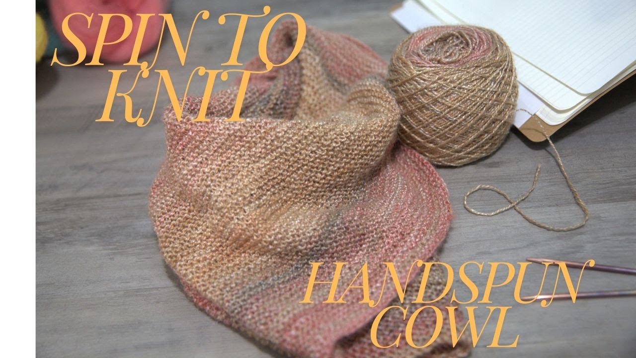Spin to Knit: Camel Silk Cowl