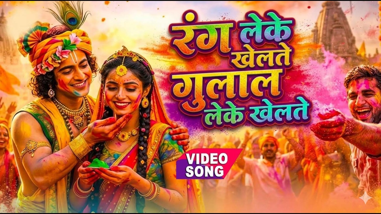 राधा संग होली नंदलाल खेलते (Official Video) | Rang Leke Khelte Gulal Leke Khelte | Happy Holi