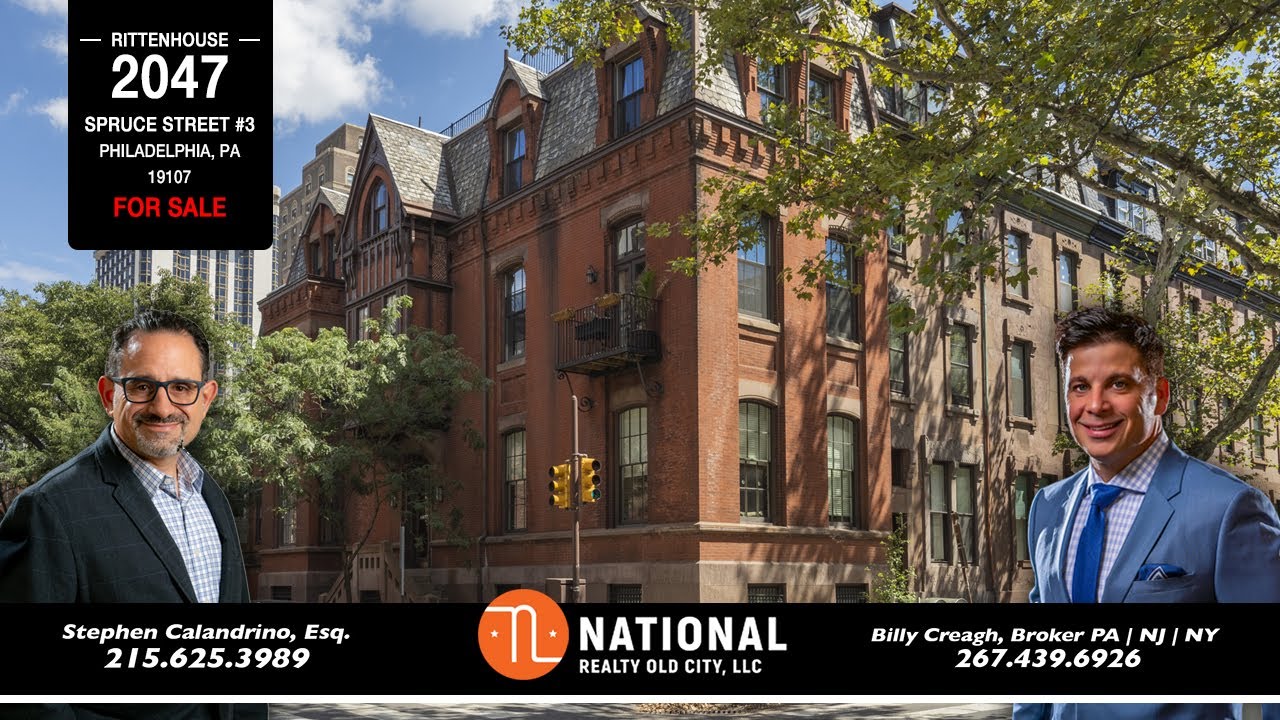 #Rittenhouse  | 2047 Spruce Street #3, Phila, PA 19103| Billy Creagh, Broker