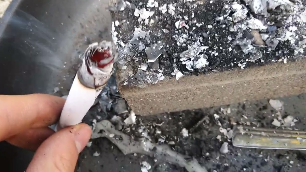 Ammonium Nitrate Charcoal flare test (fail)