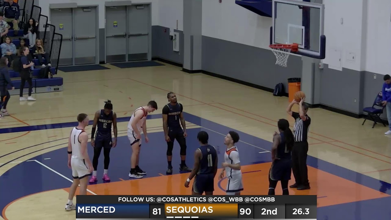 College of the Sequoias Men's Basketball vs Merced College