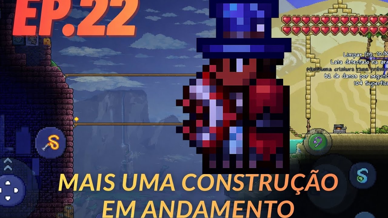 TERRARIA MASTER- BORA MAIS UMA CONSTRUÇÃO SUMMONER#22