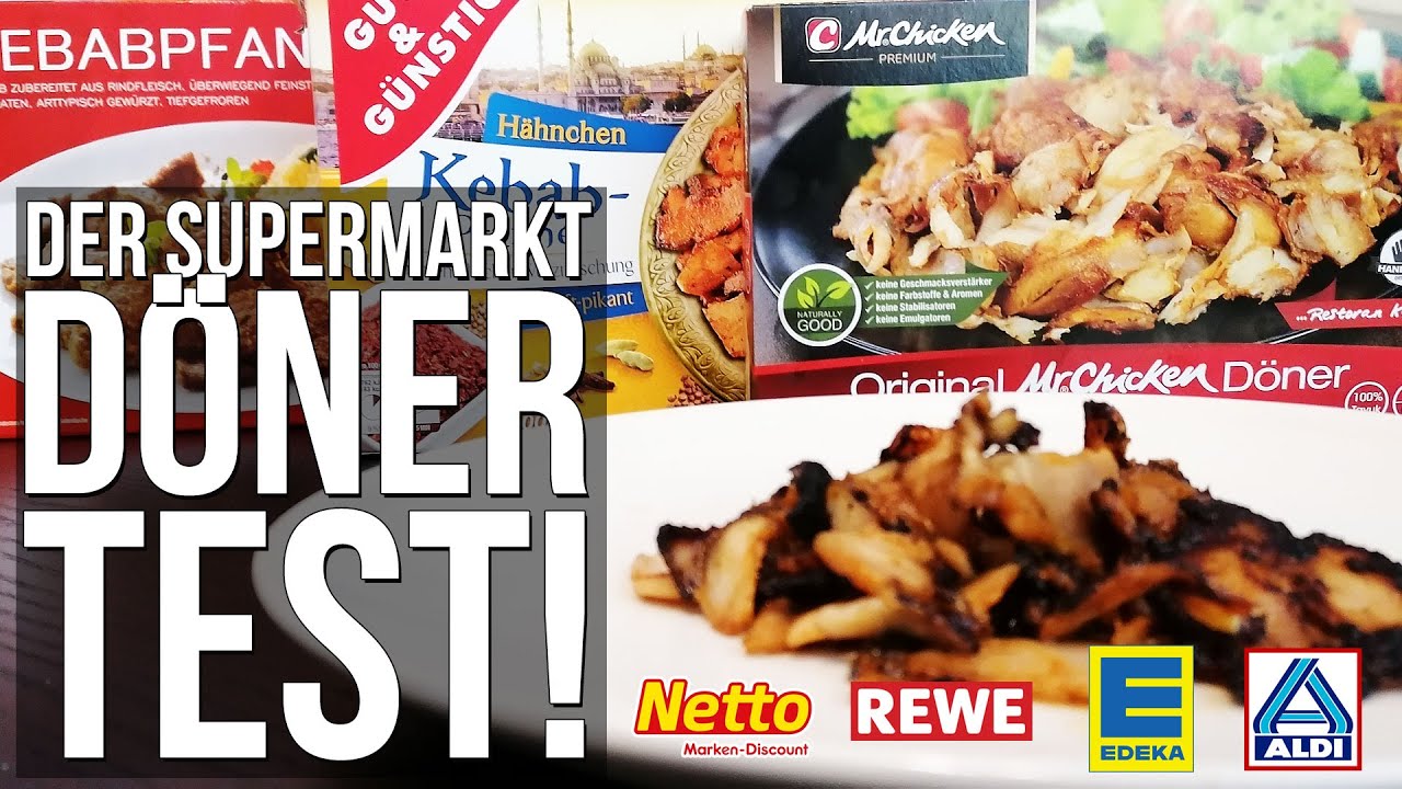 TEST: DÖNER - so schmeckt SUPERMARKT DISCOUNTER Fertig Tiefkühl DÖNER von ALDI, REWE, EDEKA & CO.