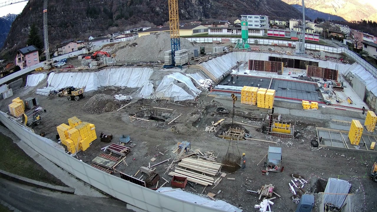 Demo video TIMELAPSE cantiere Biasca