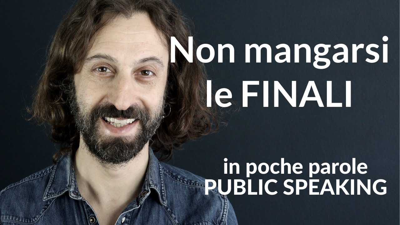 Come non mangiarsi le finali, un semplice esercizio per farsi capire bene eliminando la cadenza