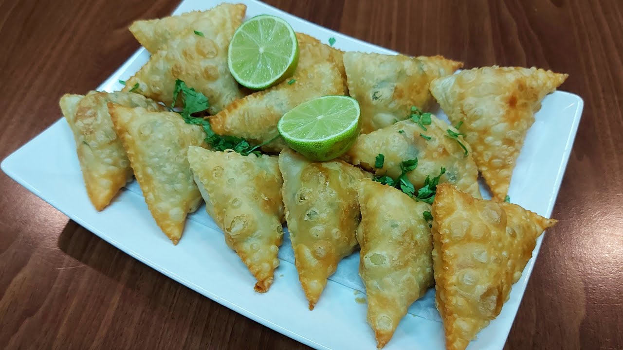 Chicken Sambusa | Arabic Sambusa buff | Easy iftar Snacks
