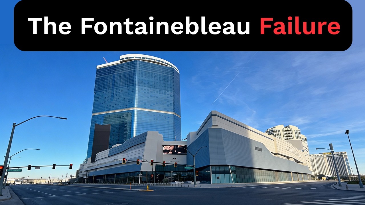Las Vegas Spent $3.7B and STILL Loses $400K a Day - The Fontainebleau DISASTER