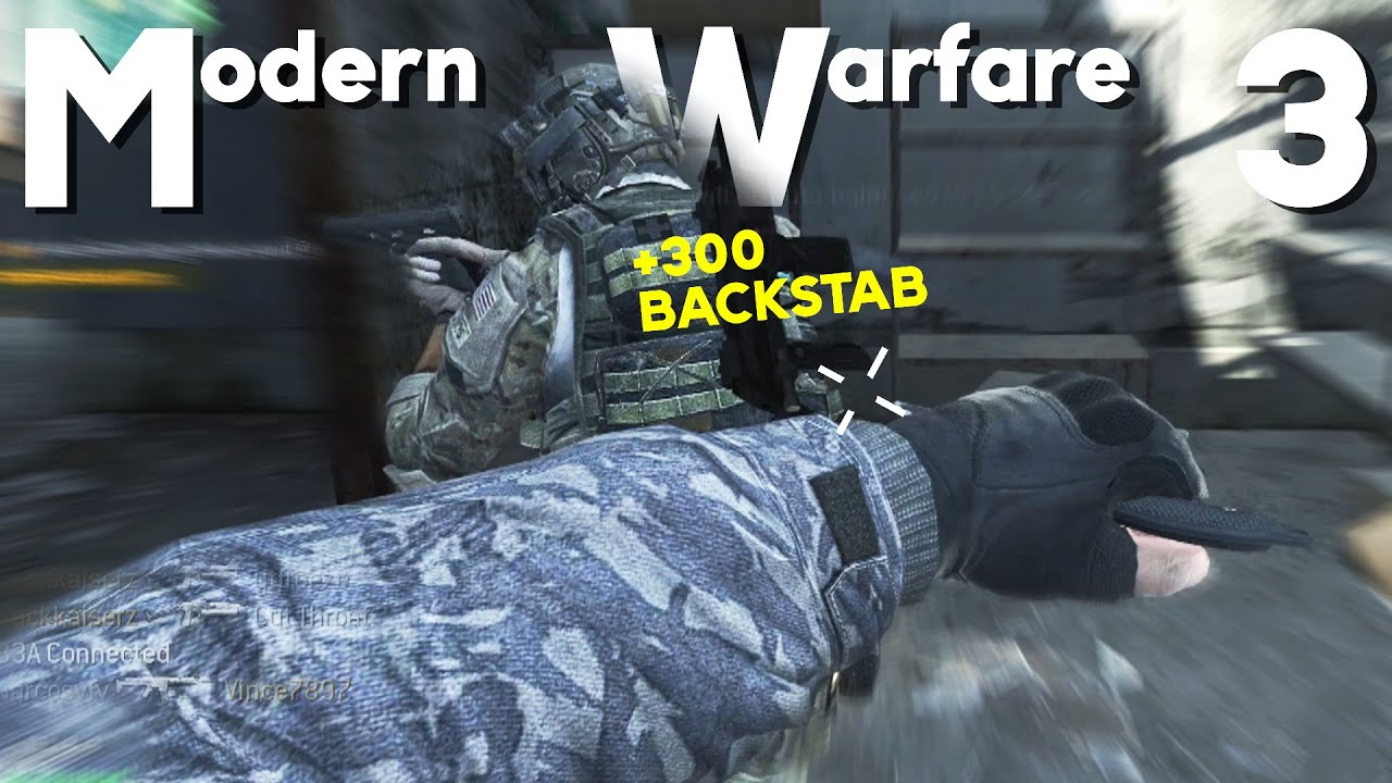Knifing on IW5 Plutonium MW3 2022 is INTERESTING