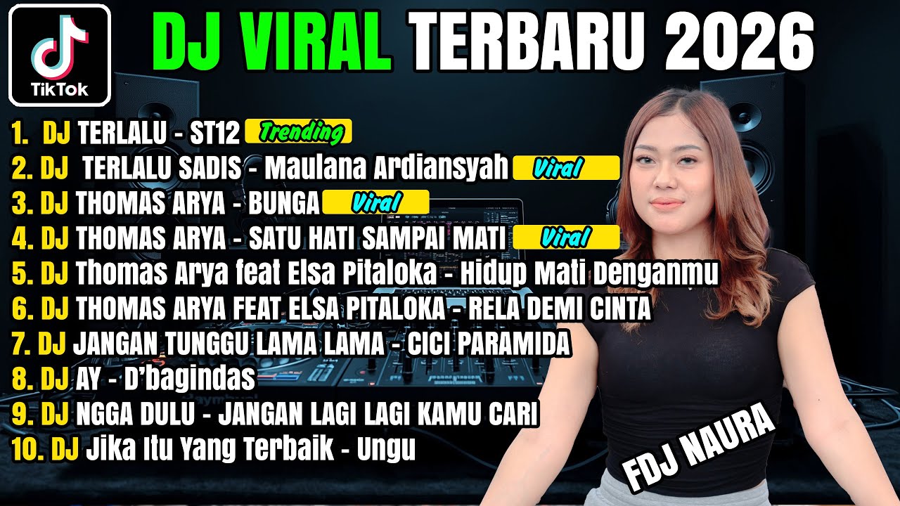 DJ TIKTOK TERBARU 2026 🎶 DJ TERLALU – ST12 🎶 REMIX TIKTOK TERBARU 2026 FULL BASS MANTAP