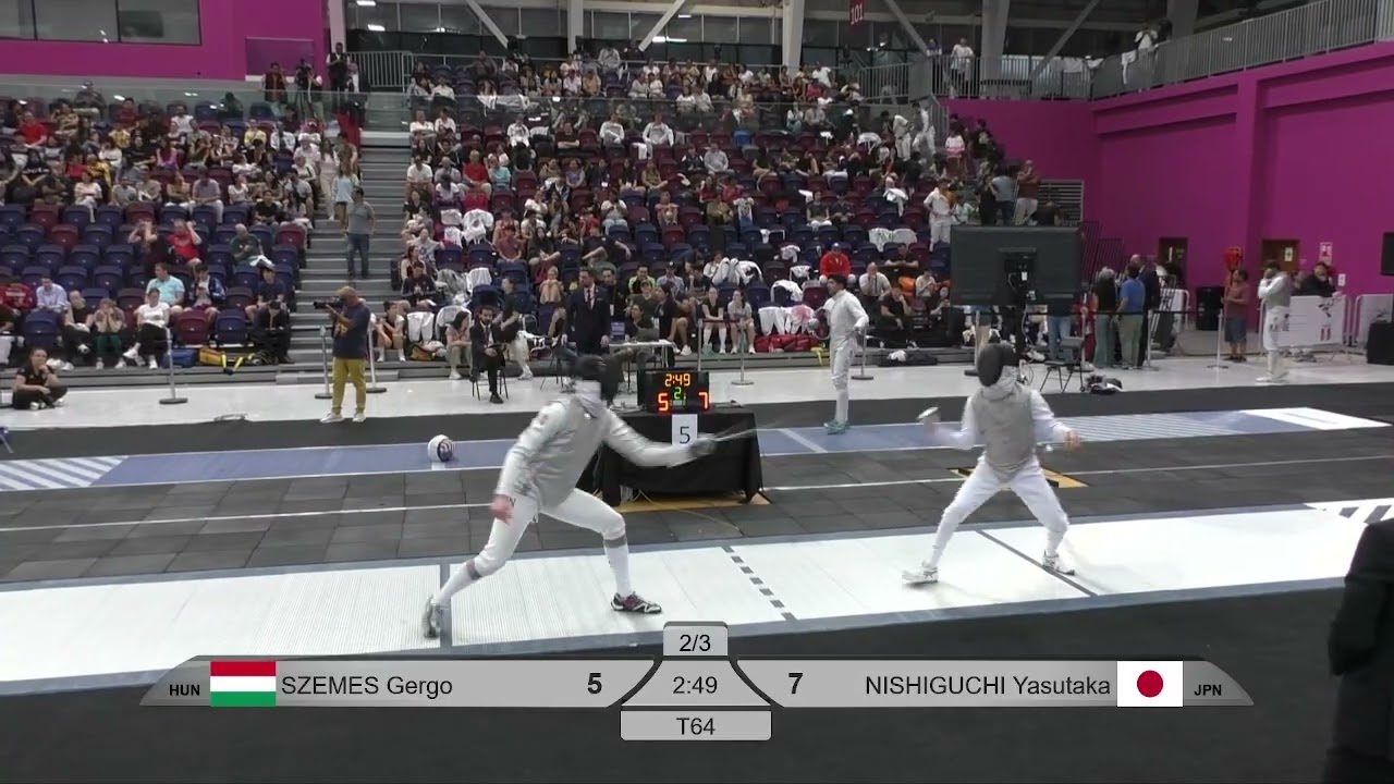 2025 140 T64 02 M F Individual Lima PER GP 5 NISHIGUCHI JPN vs SZEMES HUN