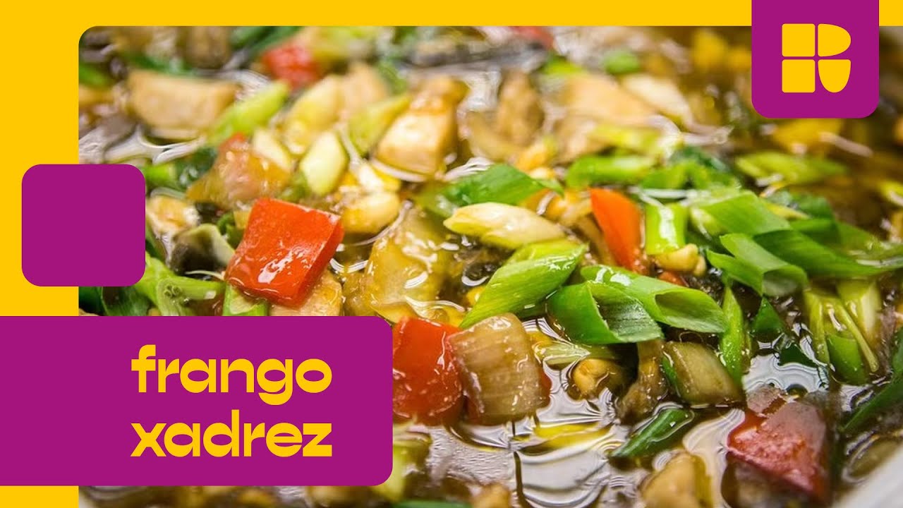 Frango Xadrez rápido e fácil! | É de Casa