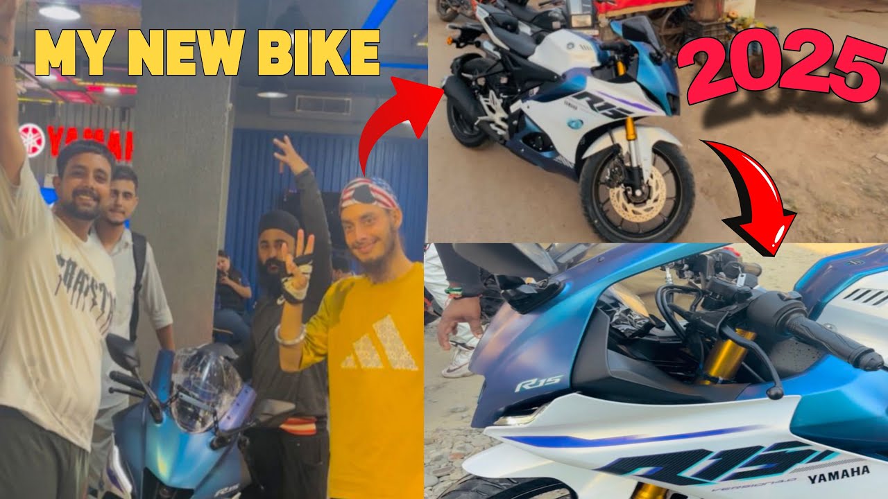 Finally Taking  delivery my Dream Bike Yamaha 🥰 R15 v4 