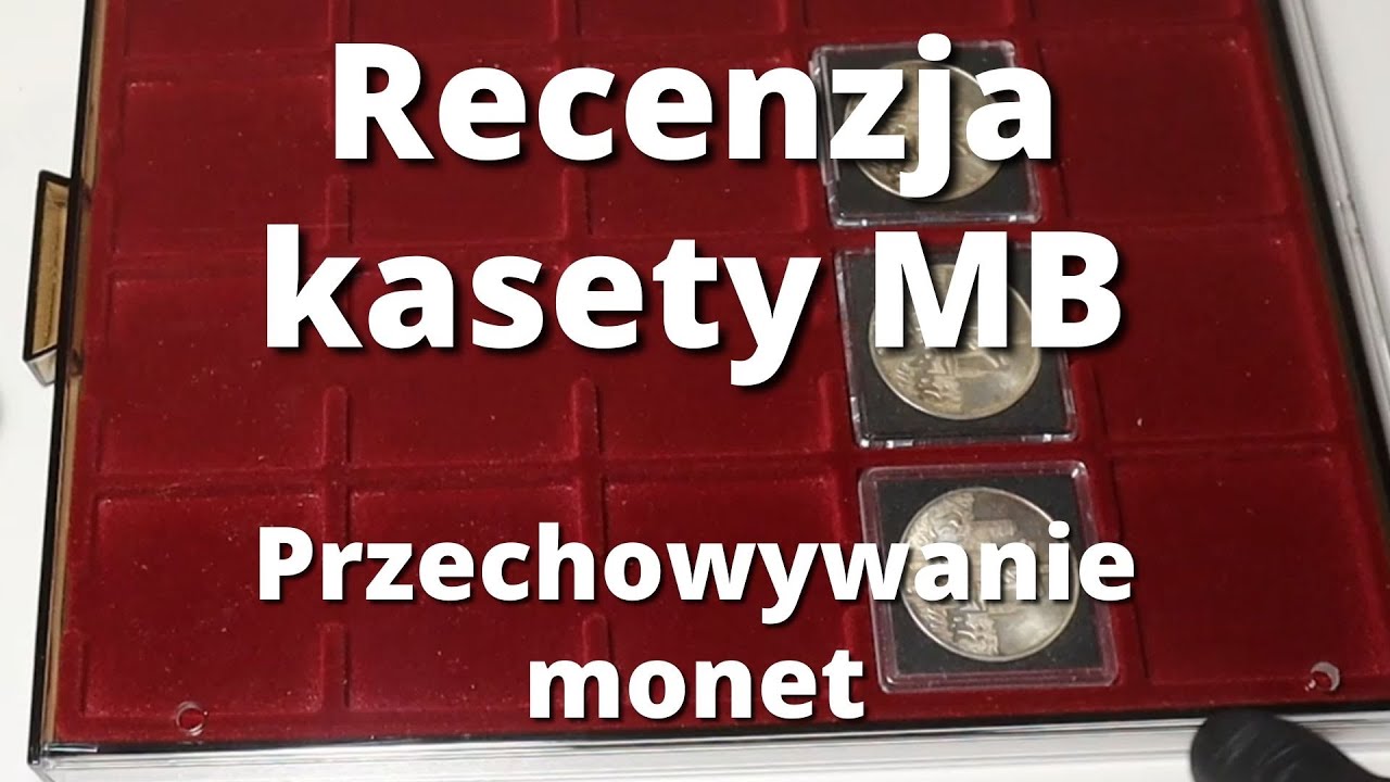 Przechowywanie srebrnych monet - recenzja palety MB Leuchtturm