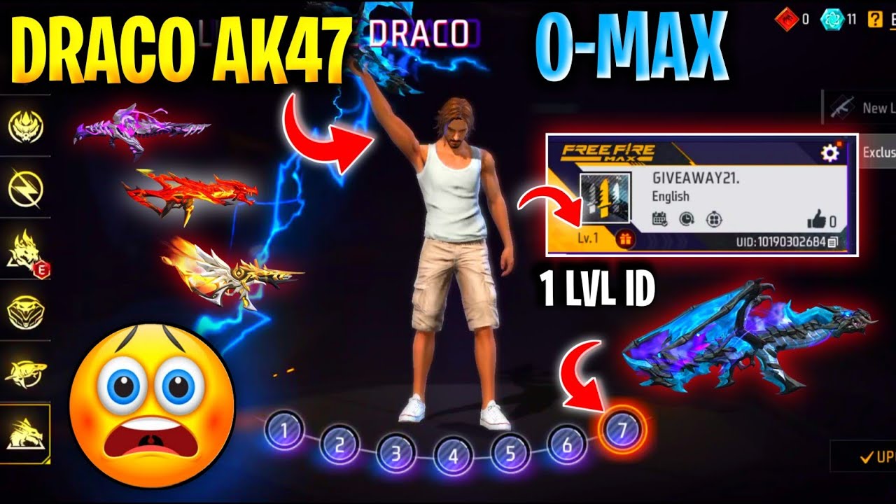 New Evo Vault Draco Ak Return 🤑 | All Evo Gun Fully Upgraded 0-Max 😨