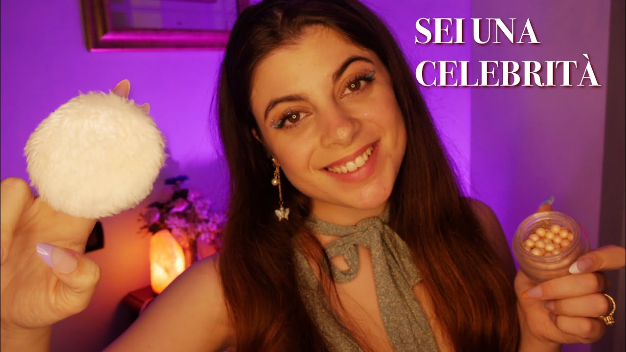 MAKE-UP ARTIST ti trucca per il COACHELLA 🌼💜| layered sounds, personal attention roleplay ASMR ITA
