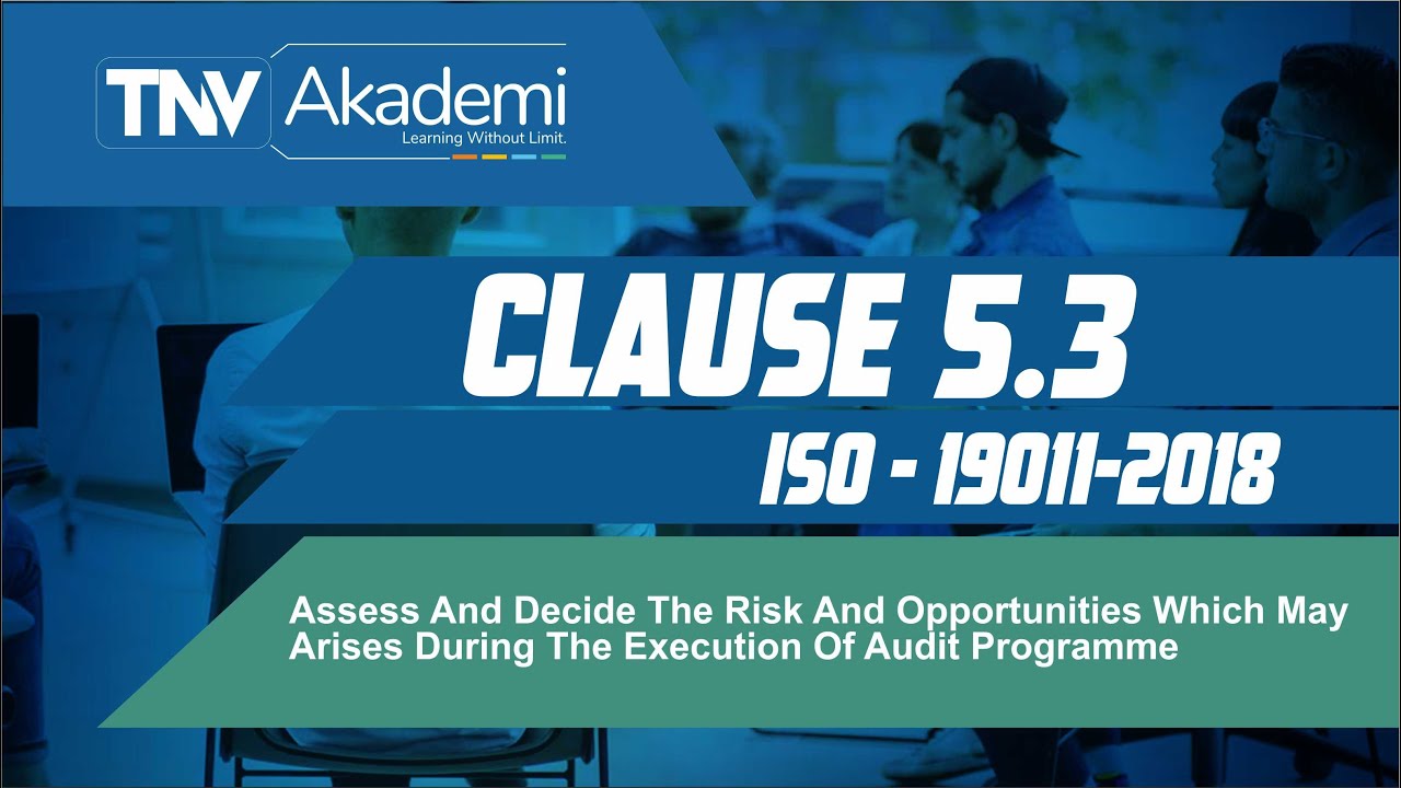 AU Risks and Opportunities Clause 5.3 of ISO 19011:2018 | Training on ISO 19011|