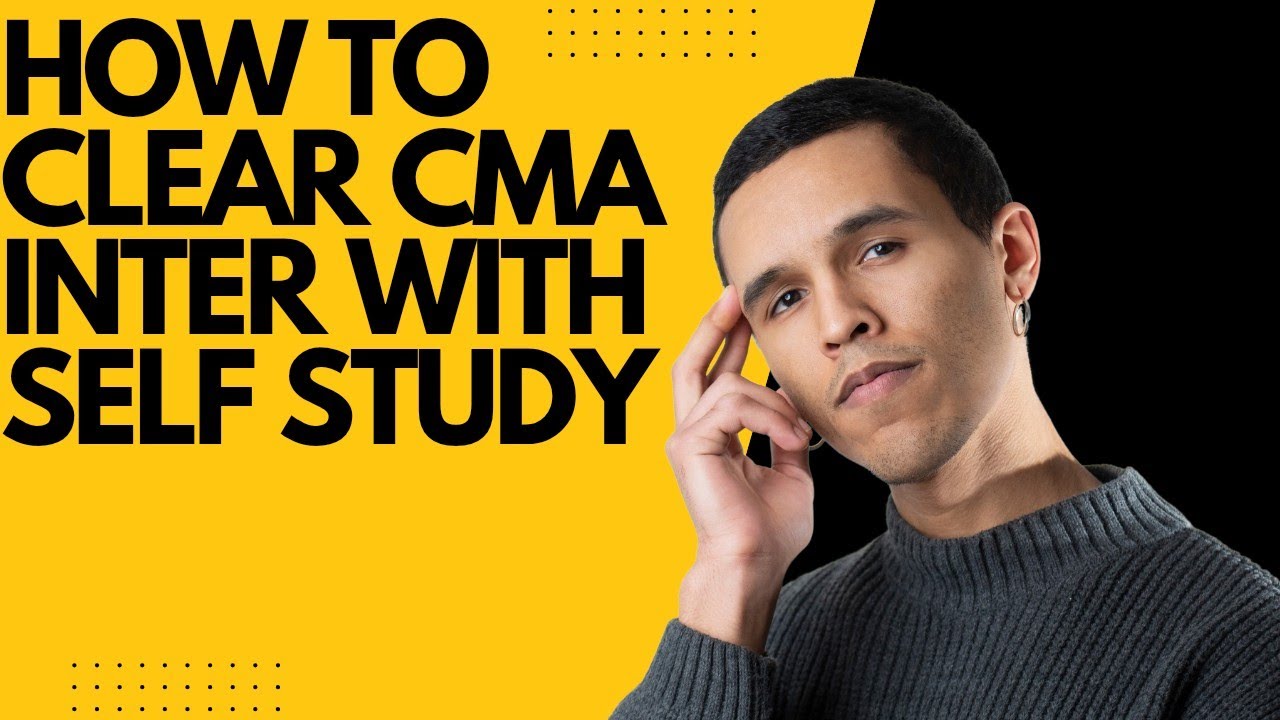 How to clear CMA inter group1 with self study l #cma #selfstudy #cmainter 