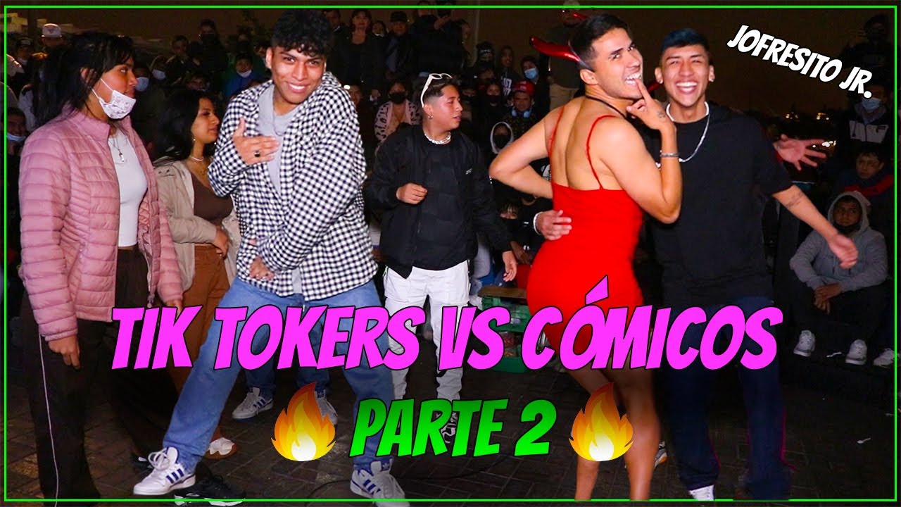 TIK TOKERS  VS  COMICOS 🤣 PARTE 2  | ALVARO FT JOFRESITO JR💥