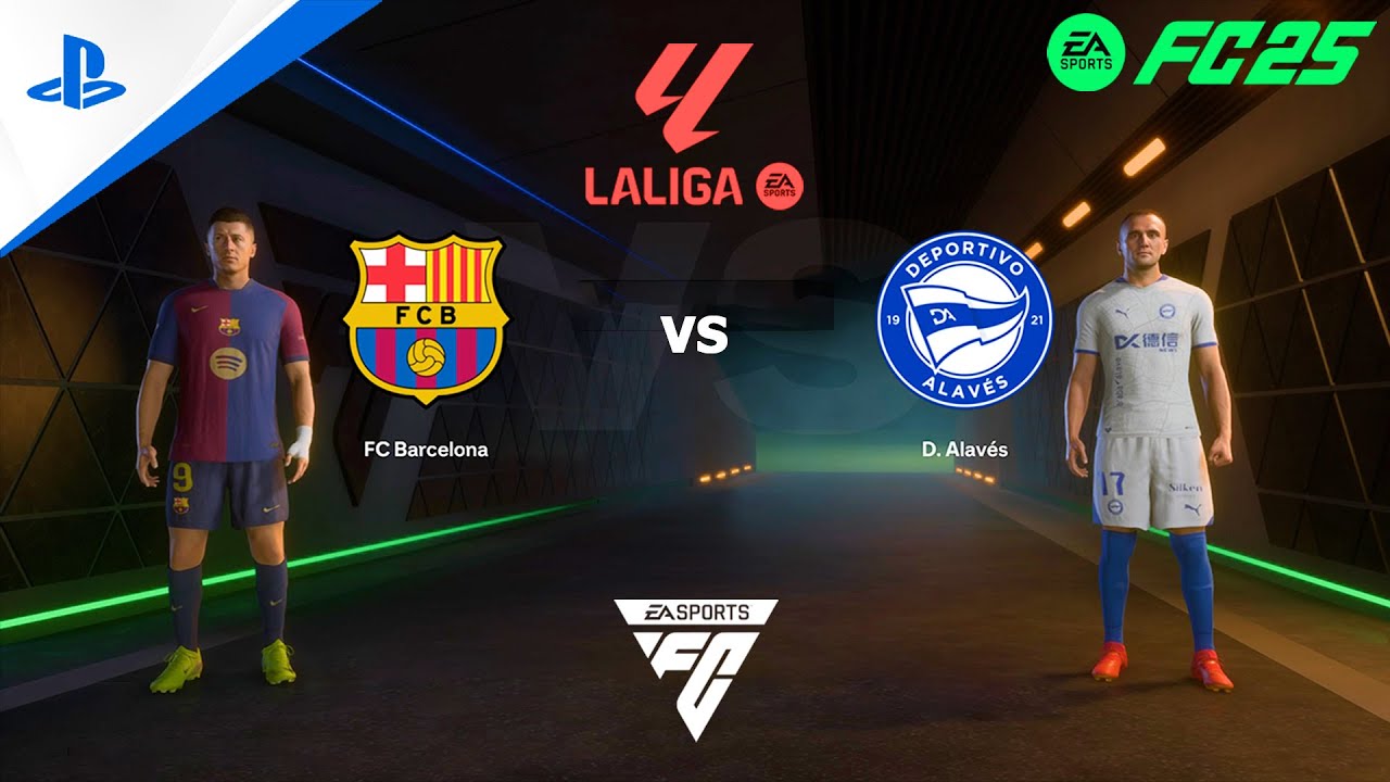 FC 25 PS4 - Barcelona vs Alavés | LaLiga EA SPORTS 24/25