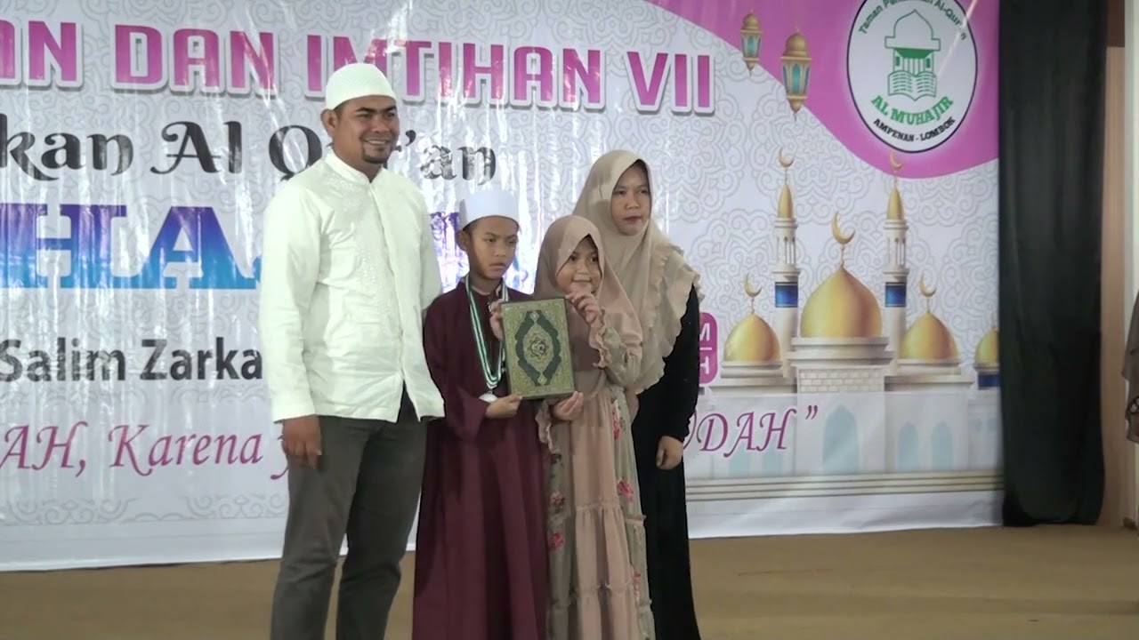 8  PENYERHAN IJAZAH KHATAMAN AL QUR'AN & IMTIHAN SANTRI VII | AL MUHAJIR