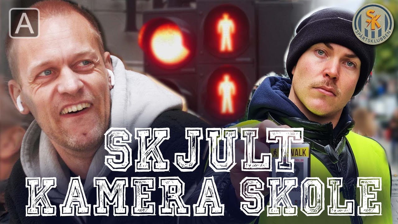 Gir ut bøter for rødt lys - SKJULT KAMERA SKOLE