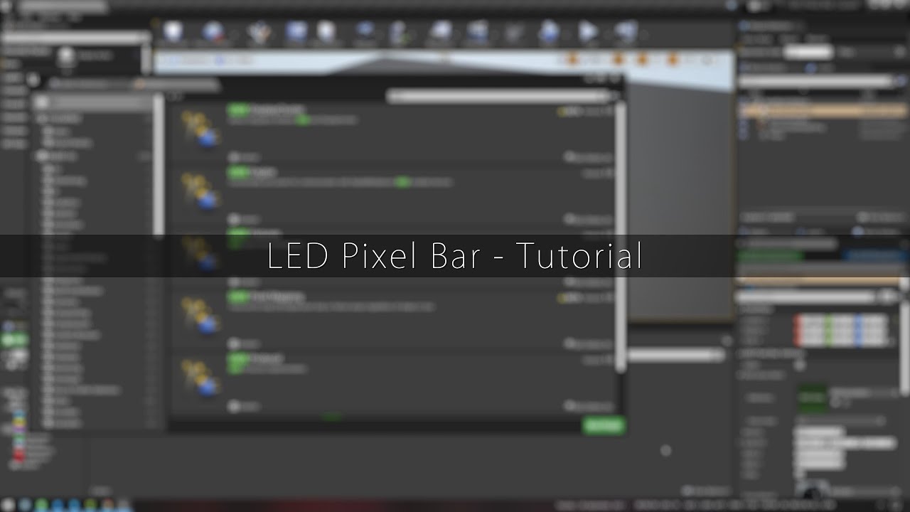 UE4: LED Pixel Bar - Tutorial