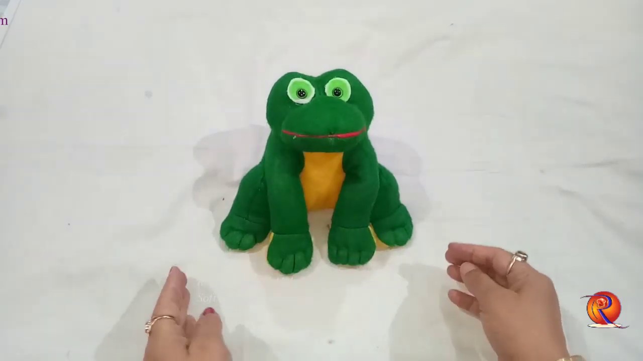 Soft toys diy..... How to make Frog Soft Toys at home in easy way in hindi....