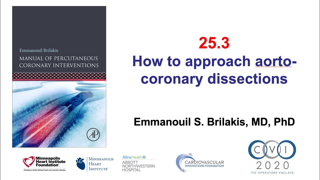 25.3 Manual of PCI - Aortocoronary dissection