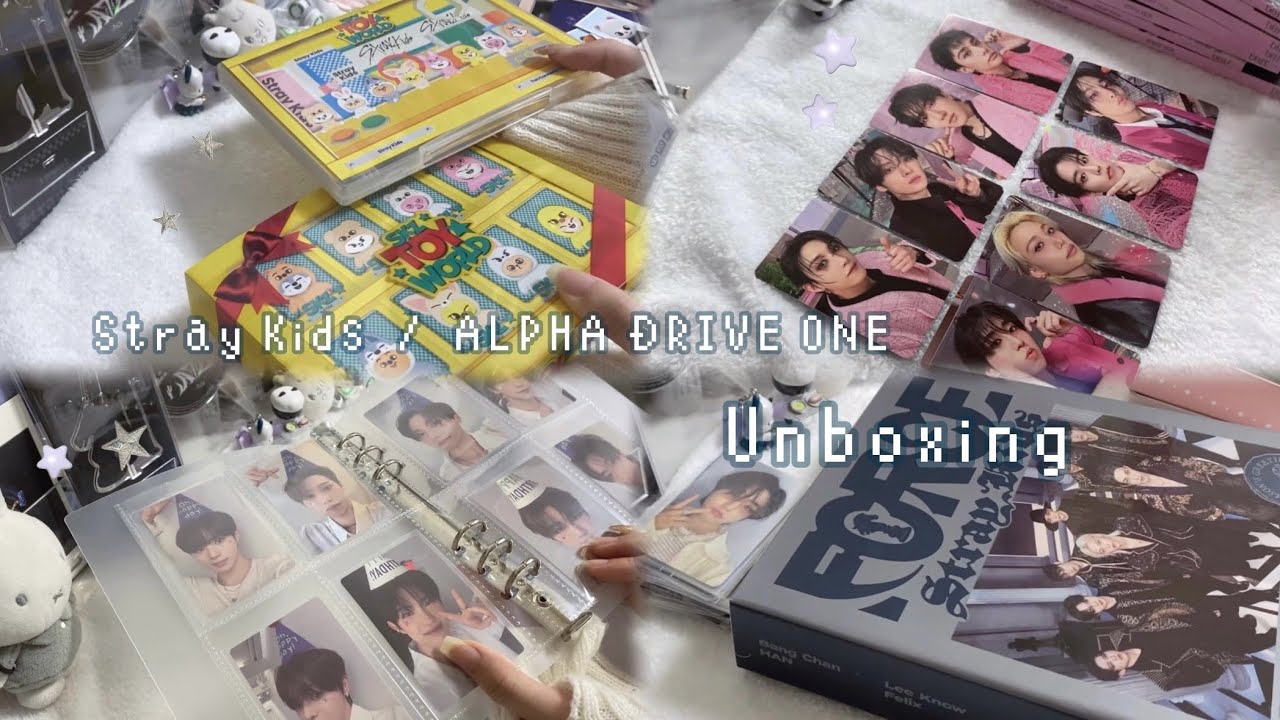 アルバムシーグリFCキット...色々リベンジ(？)開封✊🏻‪/Stray Kids ALPHA DRIVE ONE Unboxing/스트레이 키즈/スキズ/開封動画
