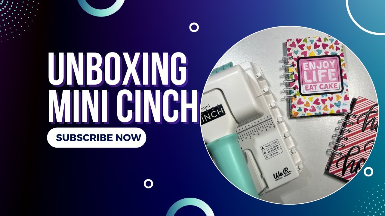 Unboxing We R Makers Mini Cinch || Let’s Make Some Mini Albums