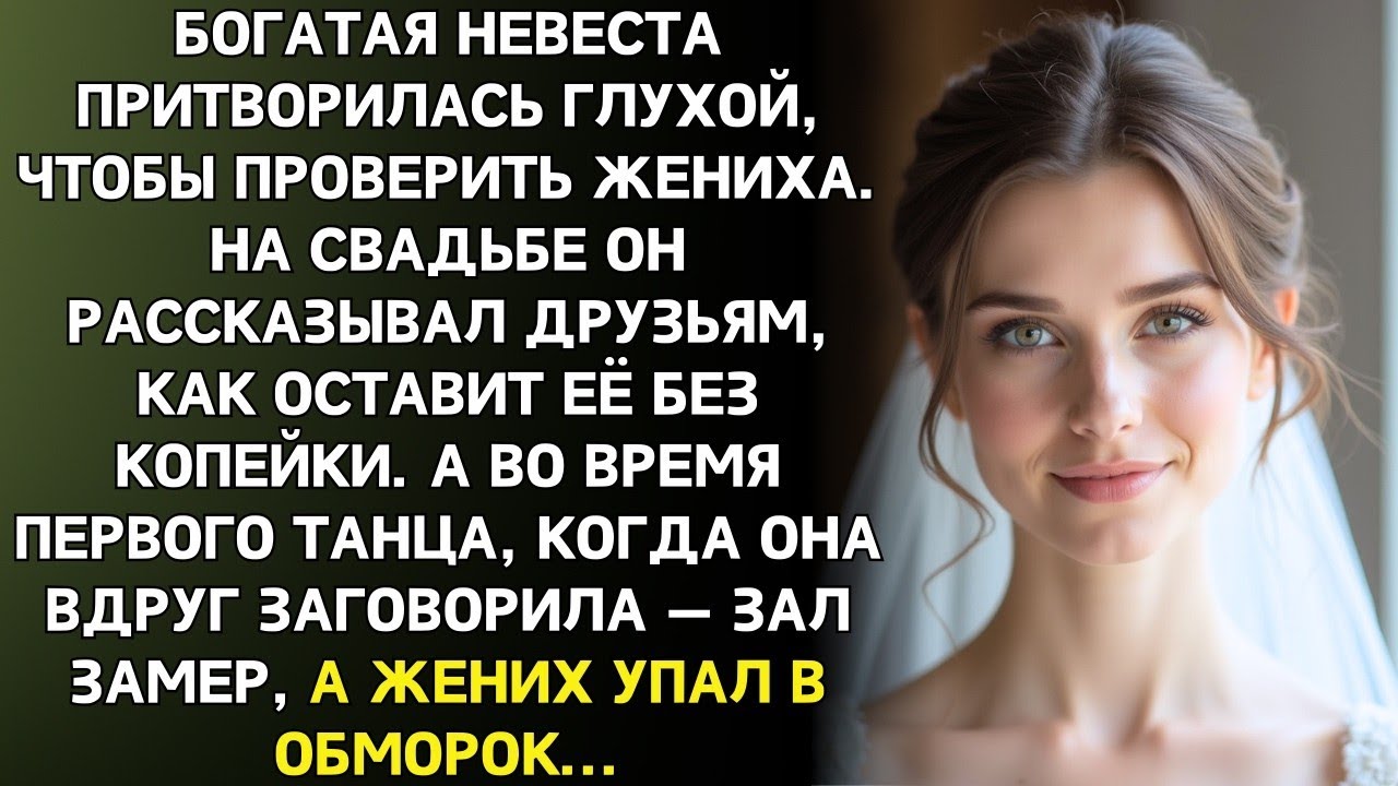 Я решила проверить жениха, притворившись глухой... И услышала все что он рассказывад свои друзьям...